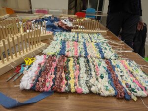 Kiri Cottage Rag Rugs on Peg Loom 1