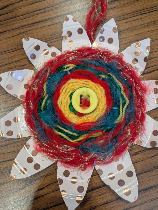 Kiri Cottage Weaving a Christmas Tree Star 5